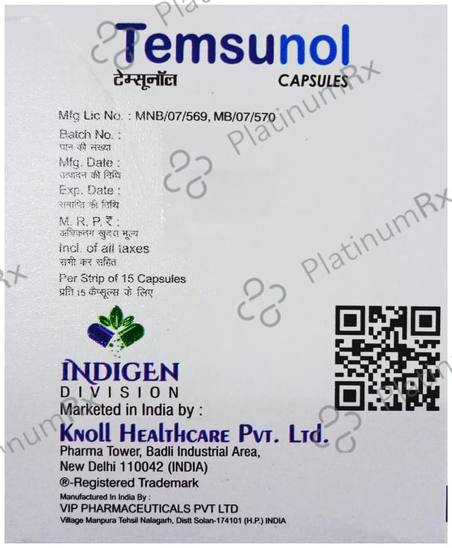 Temsunol 0.4mg Capsule 15s