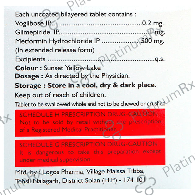 Xiagem Trio 1/500/0.2mg Tablet ER 10s