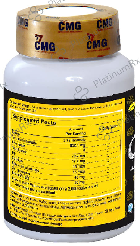 CMG Nutritions CgXtra Capsule Advance Formula for Men's Vigour & Sexual Health