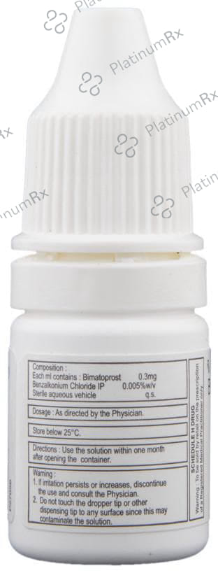 Bimat 0.03% Opthalmic Solution 3ml