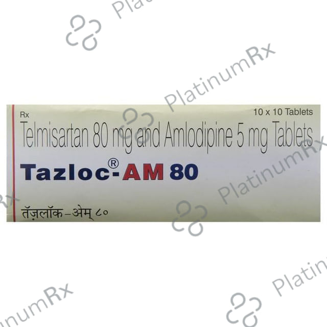 Tazloc AM 80 5/80mg Tablet 10s