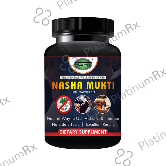 Sabates Nasha Mukti Capsule 30 capsules