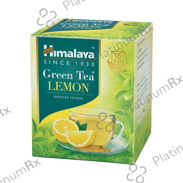 Himalaya Green Tea Sachet (2gm Each) Lemon 10 Sachets