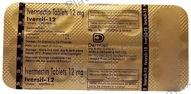 Iversil 12mg Tablet 10s