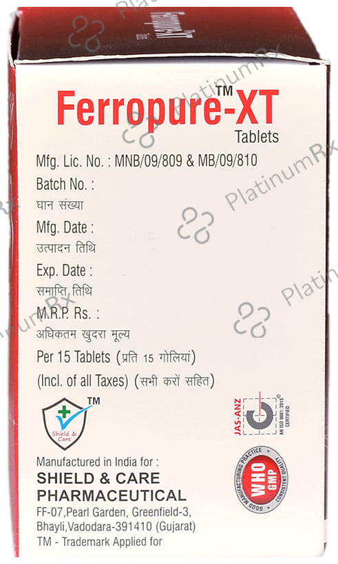 Ferropure XT Tablet 15s