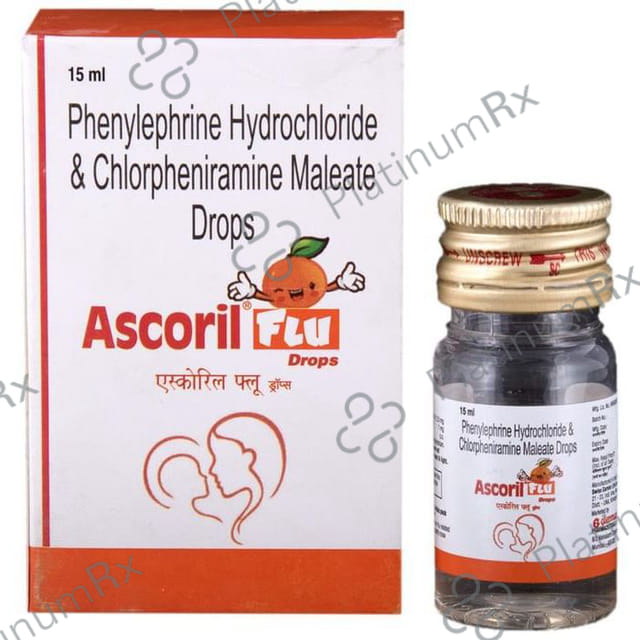 Ascoril Flu 1/2.5mg Oral Drops 15ml