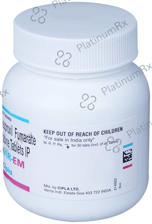 Tenvir EM 200/300mg Tablet 30s