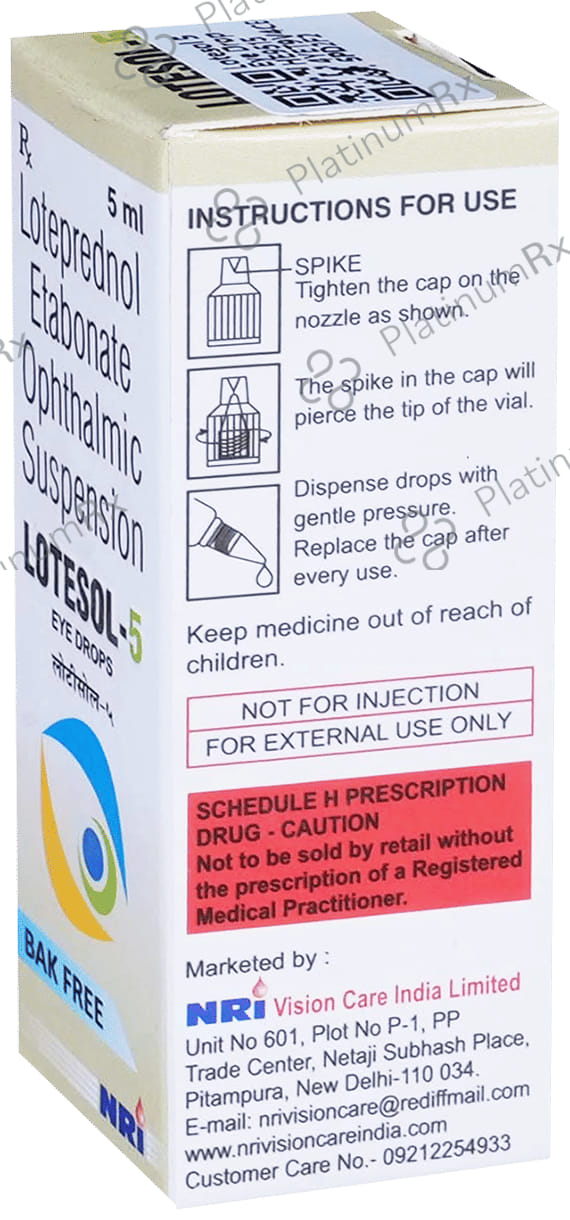 Lotesol 5 Eye Drop