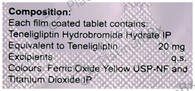 Tenecross 20mg Tablet 10s
