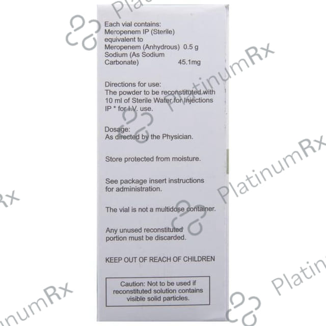 Meromac 0.5gm Injection 1s