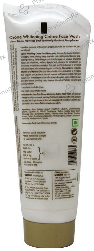 Ozone Whitening Creme Face Wash
