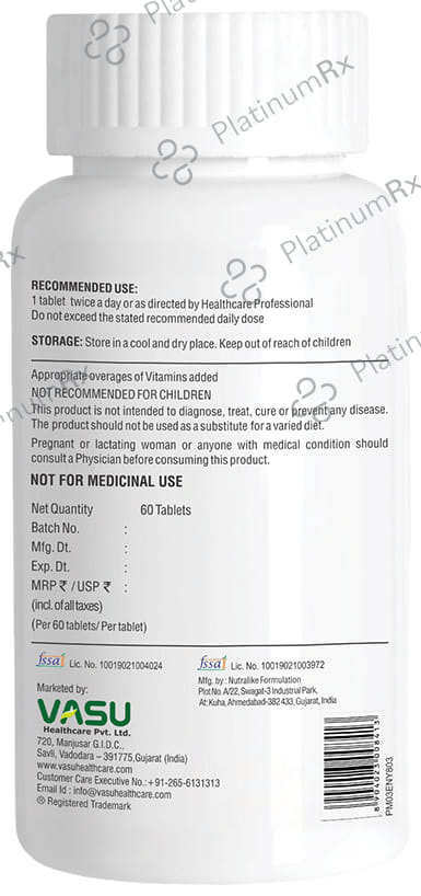Vasu Nutra Myo + D-Chiro Inositol PCOS Tablet