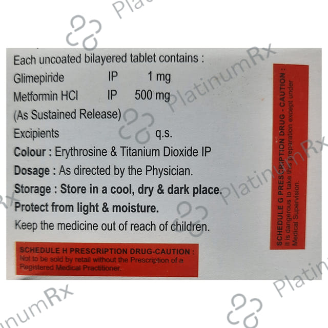 Frey Met G 1mg Tablet SR 10s