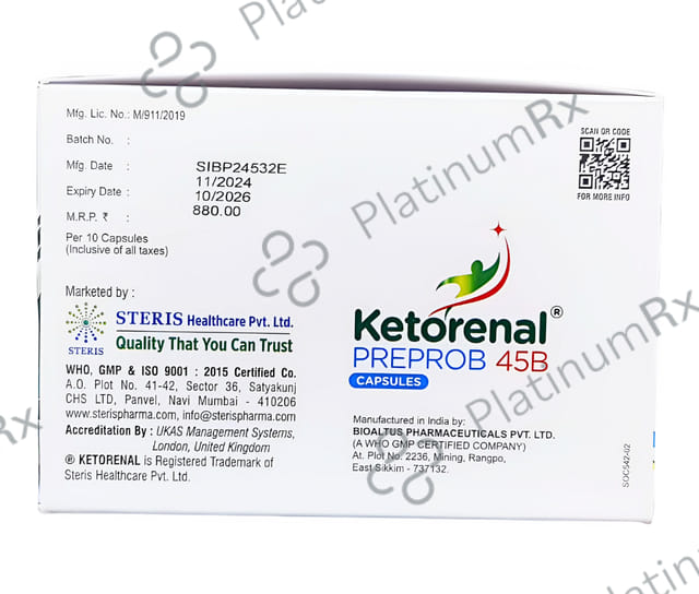 Ketorenal Preprob 45B Capsule 10s