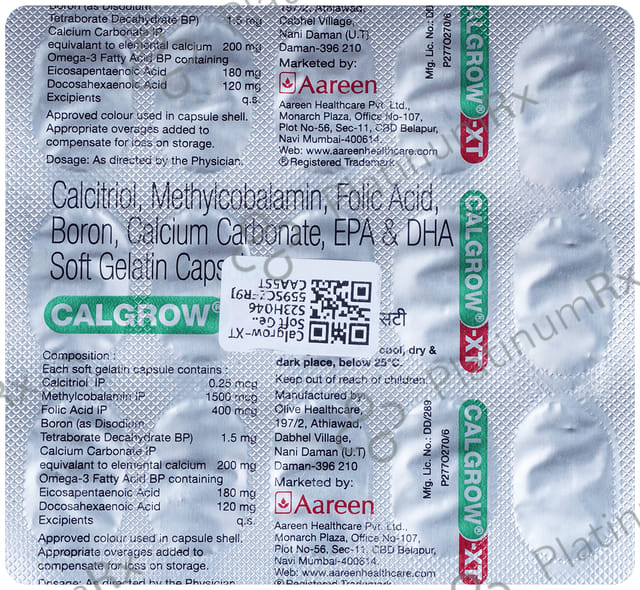 Calgrow XT Soft Gelatin Capsule 15s