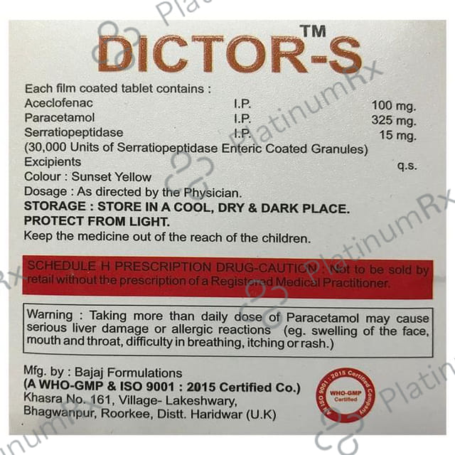 Dictor-S Tablet