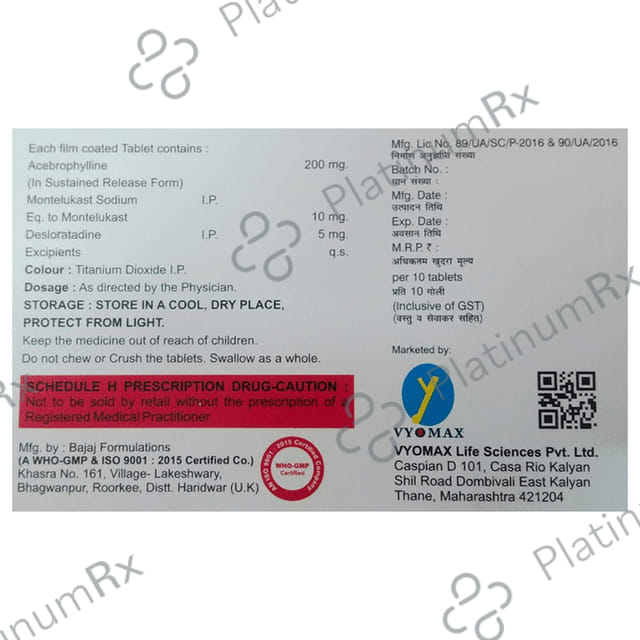 Moncezin-DL Tablet SR