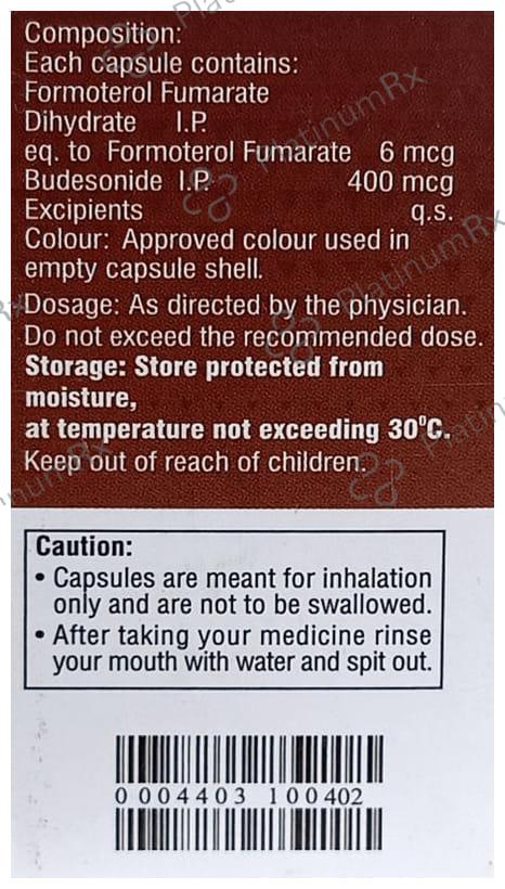 Foraprl 400/6mcg Capsule 30s