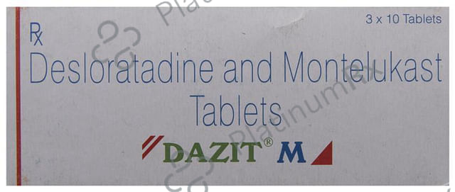 Dazit M 5/10mg Tablet 10s