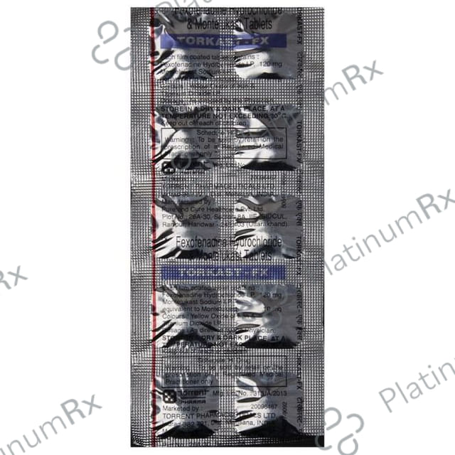 Torkast FX 120/10mg Tablet 10s