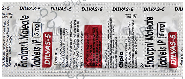 Dilvas 5mg Tablet 10s