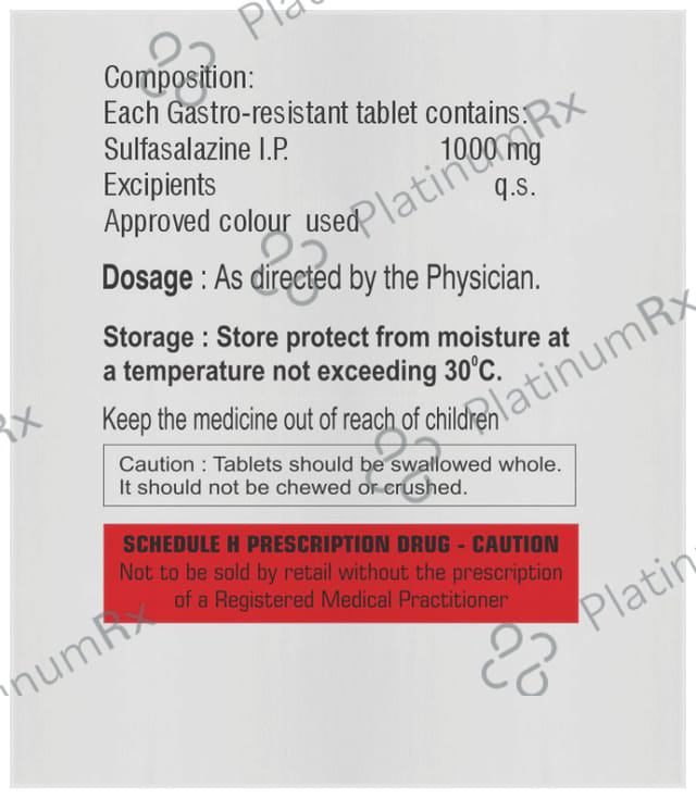 Sulfawise 1000mg Tablet 15s