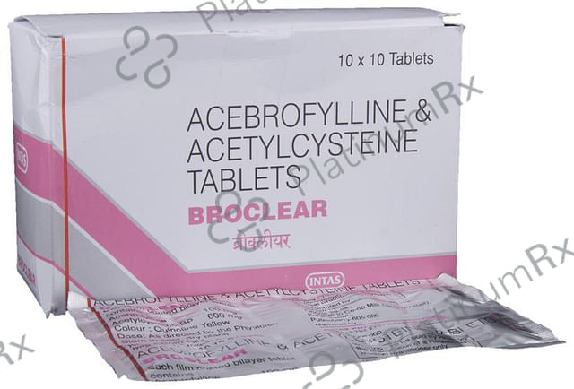 Broclear 100/600mg Tablet 10s