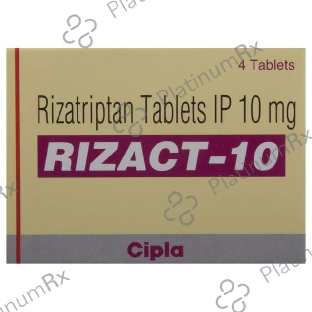 Rizact 10mg Tablet 4s