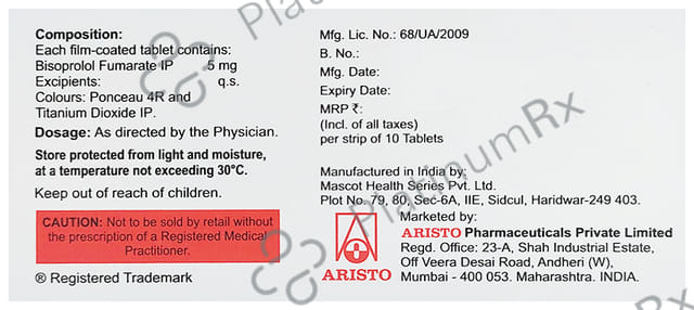 Cardibis 5mg Tablet 10s