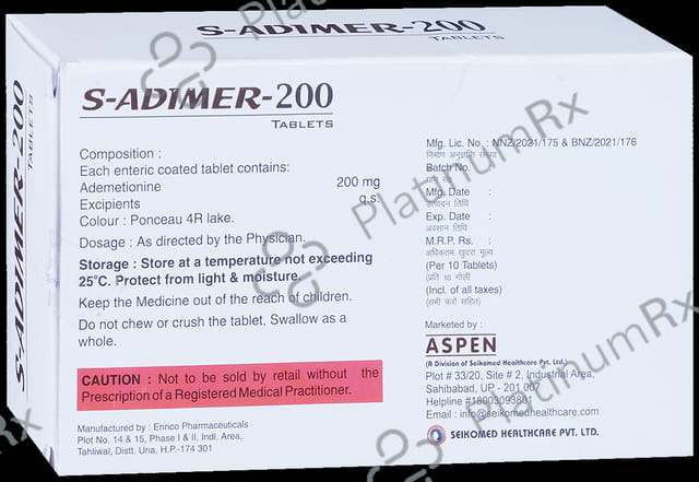 S-Adimer 200 Tablet