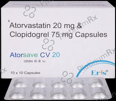 Atorsave CV 20/75mg Capsule 10s