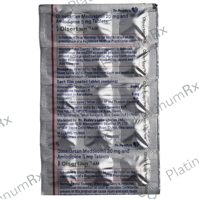 Olsertain AM 5/20mg Tablet 15s