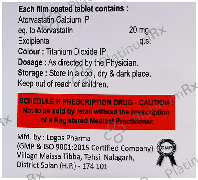Unitor 20mg Tablet 10s