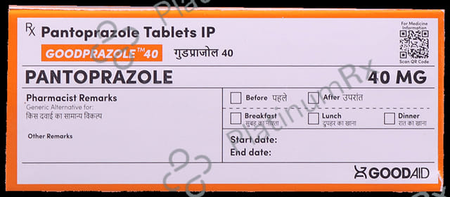 Goodprazole 40mg Tablet 10s