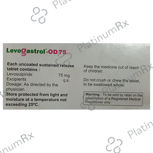 Levogastrol OD 75 Tablet SR
