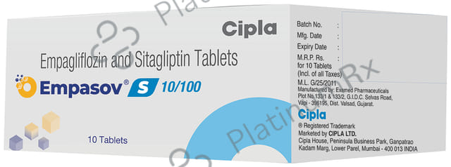 Empasov S 10/100mg Tablet 10s