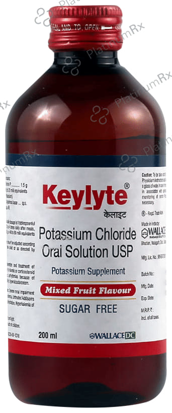 Keylyte Syrup Mixed Fruit Sugar Free 200ml