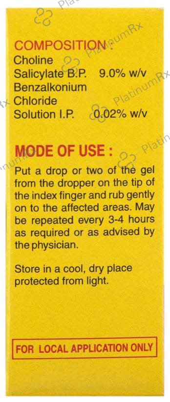 Zytee RB 9% Dental Gel 10ml