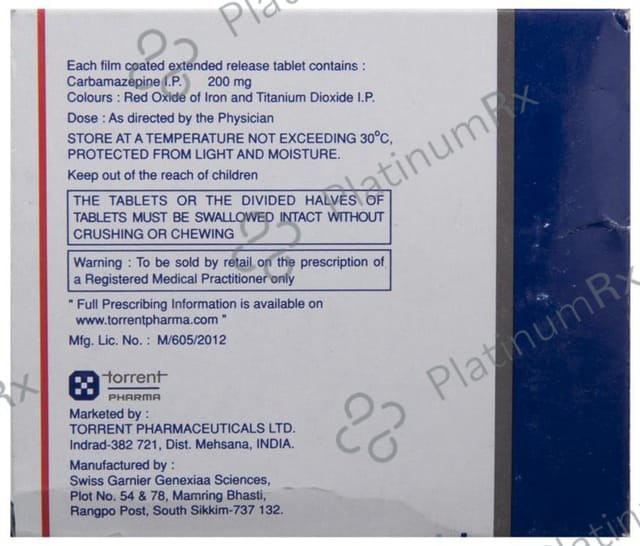 Carbatol CR 200mg Tablet ER 10s