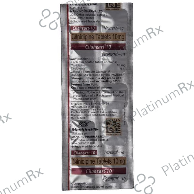 Cilaheart 10 Tablet 10 Tablet