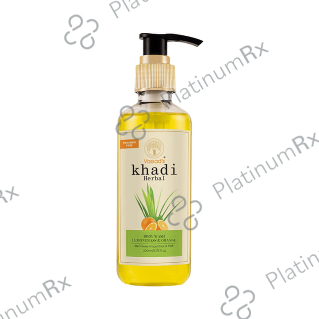Vagad's Khadi Lemongrass & Orange Herbal Body Wash