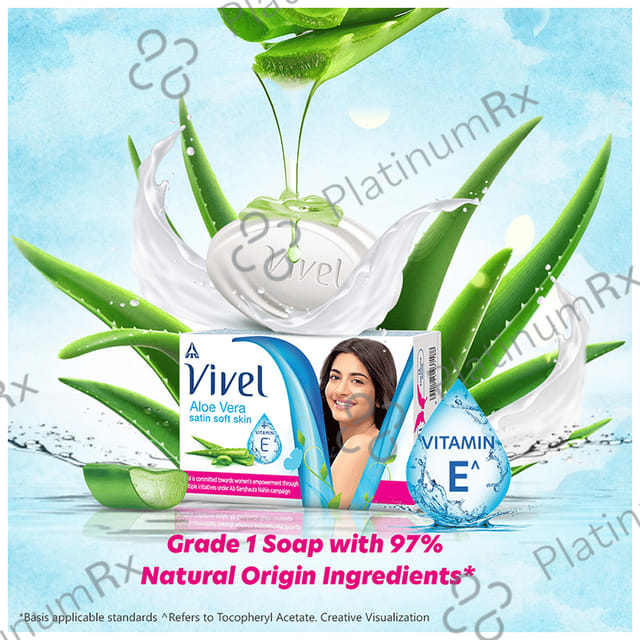 Vivel Aloe Vera Soap (150gm Each)