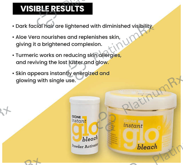 Ozone Instant Glo Bleach Cream 250 gm