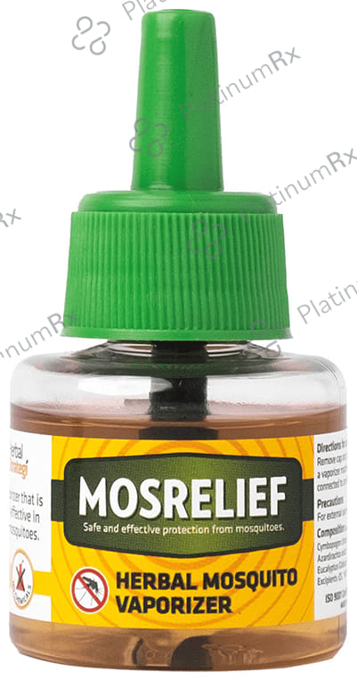 Herbal Strategi Mosrelief Herbal Mosquito Vaporizer Machine with Refill 40ml