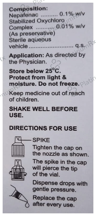 Nepacent 0.1% Eye Drop 5ml