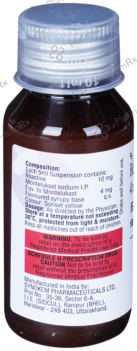 Bilalife M 10/4mg Oral Suspension Delicious Mango 60ml