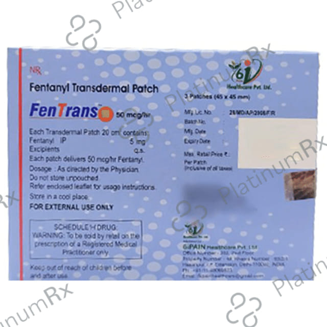 Fentrans 50mcg Transdermal Patch