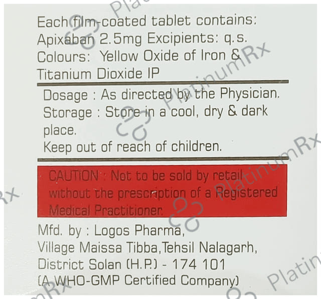 Axba 2.5mg Tablet 10s