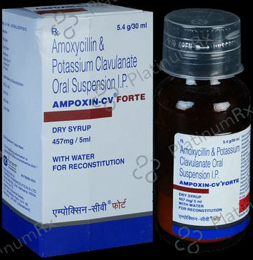 Ampoxin CV Forte 400/57mg Dry Syrup 30ml