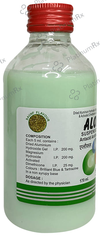 Alox Saunf Flavour Suspension 170ml